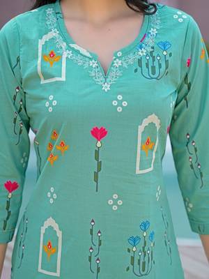 Women Printed Regular Kurta with Pyjamas & With Dupatta 6