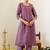 Women Ethnic Motifs Embroidered Regular Mirror Work Kurta with Trousers & With Dupatta
