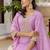 Women Ethnic Motifs Embroidered Regular Kurta with Trousers & With Dupatta