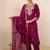 Women Ethnic Motifs Embroidered Regular Kurta with Trousers & Dupatta