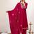Women Floral Embroidered Regular Thread Work Kurta with Palazzos & With Dupatta