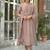 Women Ethnic Motifs Embroidered Empire Mirror Work Kurta with Trousers & With Dupatta