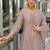 Women Ethnic Motifs Embroidered Empire Mirror Work Kurta with Trousers & With Dupatta