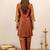 Women Floral Embroidered Regular Thread Work Kurta with Palazzos & With Dupatta