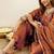 Women Floral Embroidered Regular Thread Work Kurta with Palazzos & With Dupatta