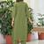 Embroidered Pista Green Viscose Rayon Co Ords for Women