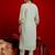 Women Floral Embroidered Regular Thread Work Chanderi Cotton Kurta with Trousers & With Dupatta