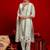 Women Floral Embroidered Regular Thread Work Chanderi Cotton Kurta with Trousers & With Dupatta