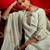 Women Floral Embroidered Regular Thread Work Chanderi Cotton Kurta with Trousers & With Dupatta