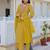 Women Floral Embroidered Regular Thread Work Kurta with Trousers & With Dupatta