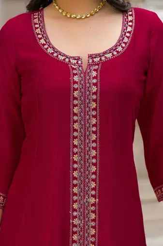 Women Regular Kurta with Pyjamas & With Dupatta