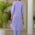 Women Ethnic Motifs Embroidered Regular Thread Work Pure Cotton Kurta with Trousers & With Dupatta