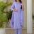 Women Ethnic Motifs Embroidered Regular Thread Work Pure Cotton Kurta with Trousers & With Dupatta