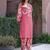 Printed Dusty Pink Cotton Co Ords for Women