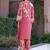 Printed Dusty Pink Cotton Co Ords for Women