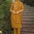 Women Floral Regular Mirror Work Pure Silk Kurta & Trousers With Dupatta