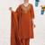 Women Embroidered Regular Pure Cotton Kurta with Trousers & With Dupatta