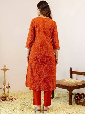 Women Embroidered Regular Kurta with Pyjamas & With Dupatta 5