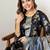 Floral Woven Design Straight Kurta With Trousers & Dupatta