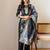 Floral Woven Design Straight Kurta With Trousers & Dupatta
