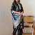 Floral Woven Design Straight Kurta With Trousers & Dupatta