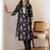 Floral Woven Design Straight Kurta With Trousers & Dupatta