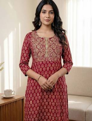 Women Ethnic Motifs Printed Regular Kurta with Trousers & With Dupatta 2