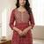 Women Ethnic Motifs Printed Regular Kurta with Trousers & With Dupatta