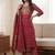 Women Ethnic Motifs Printed Regular Kurta with Trousers & With Dupatta