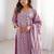 Women Floral Embroidered Regular Thread Work Kurta with Trousers & With Dupatta