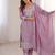 Women Floral Embroidered Regular Thread Work Kurta with Trousers & With Dupatta