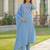 Women Ethnic Motifs Embroidered Regular Mirror Work Kurta with Trousers & With Dupatta