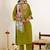 Women Floral Embroidered Regular Sequinned Kurta with Trousers & With Dupatta