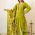 Women Ethnic Motifs Embroidered Mirror Work Kurta with Palazzos & With Dupatta