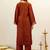 Women Ethnic Motifs Embroidered Regular Kurta with Trousers & With Dupatta