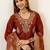 Women Ethnic Motifs Embroidered Regular Kurta with Trousers & With Dupatta