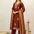 Women Ethnic Motifs Embroidered Regular Kurta with Trousers & With Dupatta
