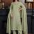 Women Ethnic Regular Thread Work Chanderi Cotton Kurta with Trousers & With Dupatta