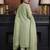 Women Ethnic Regular Thread Work Chanderi Cotton Kurta with Trousers & With Dupatta
