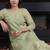 Women Ethnic Regular Thread Work Chanderi Cotton Kurta with Trousers & With Dupatta