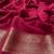 Maroon Banarasi Woven Gold Zari Design Pure Soft Georgette Fabric Lightweight Saree Unstitche