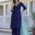 Women Regular Sequinned Kurta with Palazzos With Dupatta