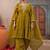 Women Ethnic Motifs Embroidered Regular Thread Work Pure Cotton Kurta with Palazzos & With Dupatta