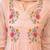 Women Floral Embroidered Empire Thread Work Chanderi Cotton Kurta with Trousers & With Dupatta