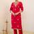 Women Ethnic Motifs Embroidered Regular Kurta with Trousers & With Dupatta