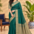 Green Banarasi Woven Gold Zari Design Pure Soft Georgette Fabric Lightweight Saree Unstitche