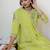 Women Floral Embroidered Regular Thread Work Chanderi Cotton Kurta with Trousers & With Dupatta