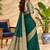 Green Banarasi Woven Gold Zari Design Pure Soft Georgette Fabric Lightweight Saree Unstitche