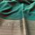 Green Banarasi Woven Gold Zari Design Pure Soft Georgette Fabric Lightweight Saree Unstitche