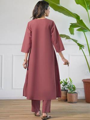 Women Ethnic Motifs Printed Regular Pure Cotton Kurta with Trousers & With Dupatta 2